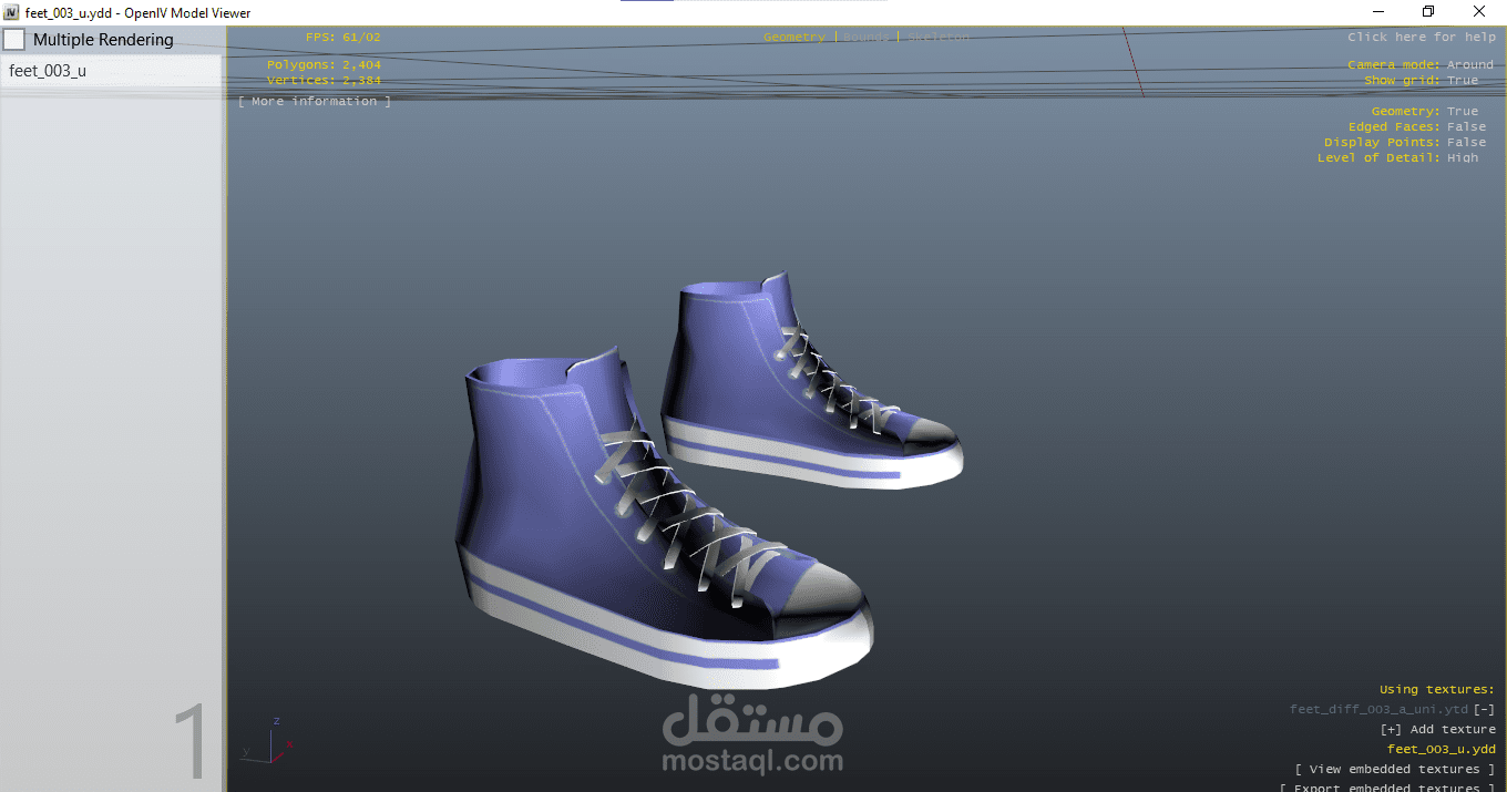 Clothing and Footwear Design for FiveM