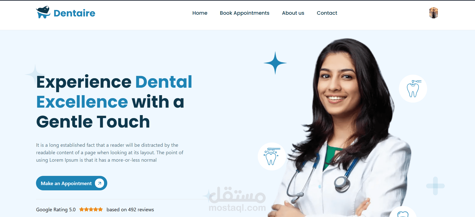 نظام حجز واداره عيادات الاسنان