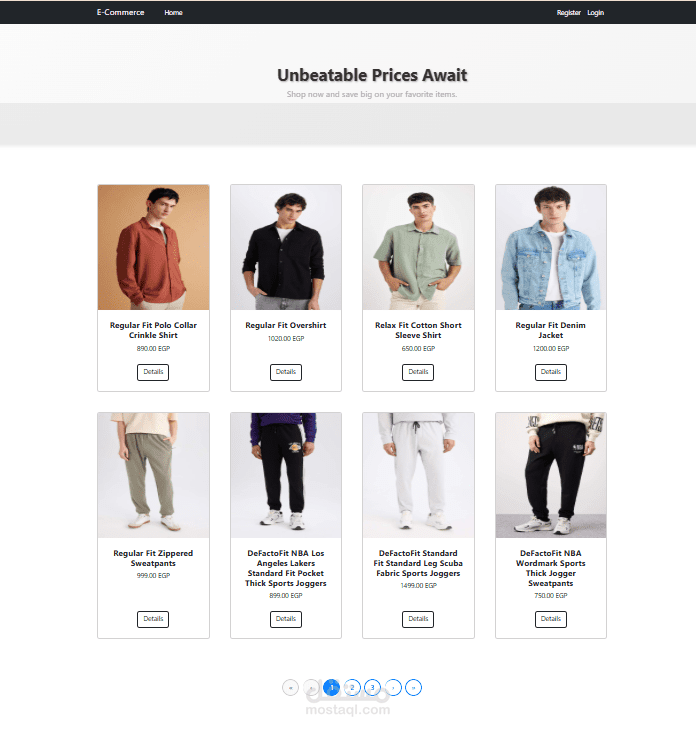 تصميم موقع إلكتروني للتجارة الإلكترونية E-Commerce باستخدام ASP.NET MVC وStripe