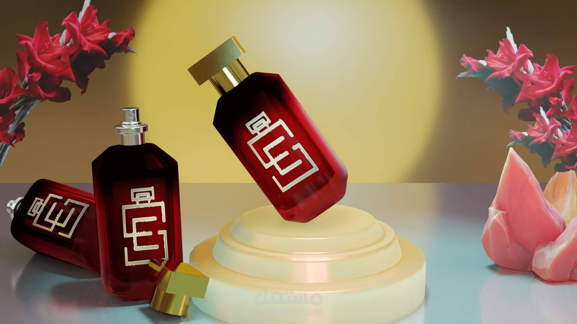 زجاجه عطر غير حقيقيه