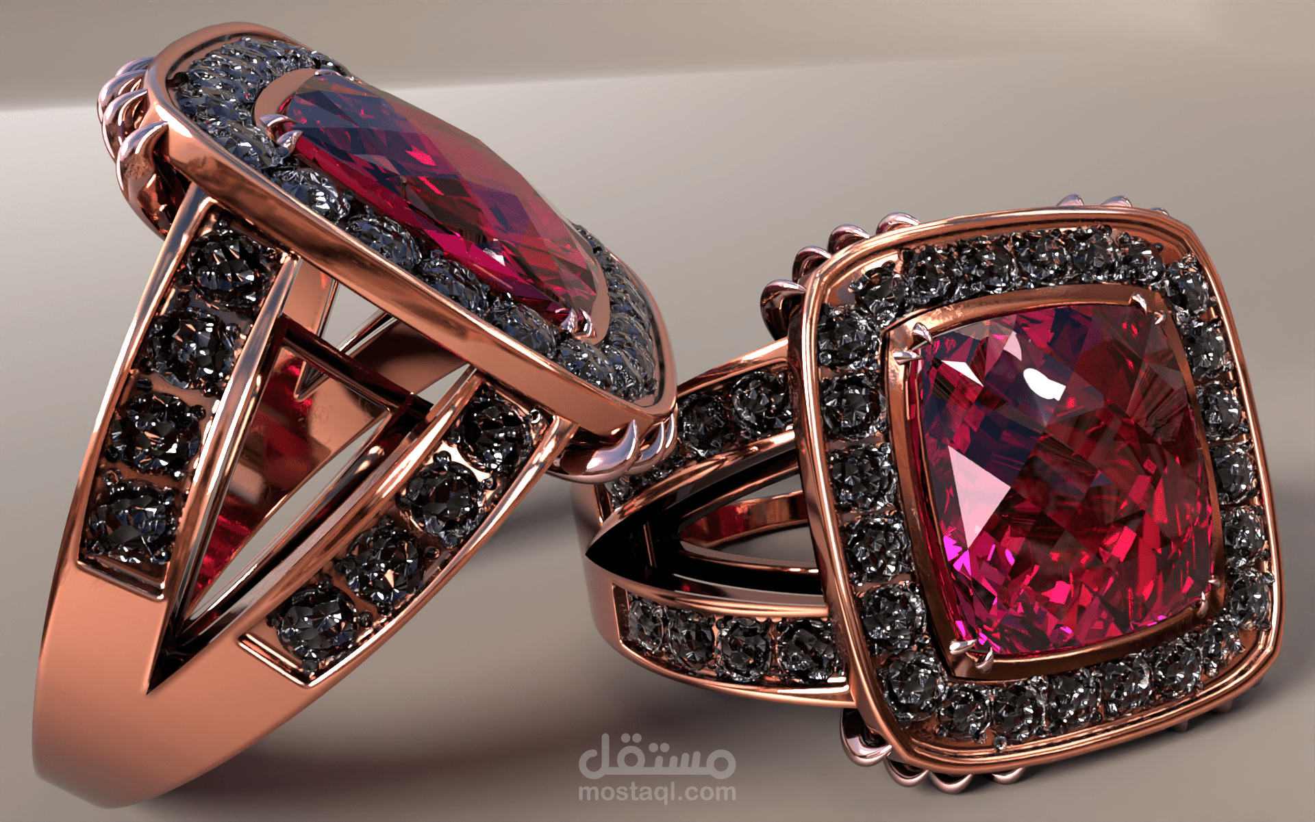 خاتم ثلاثي الابعاد