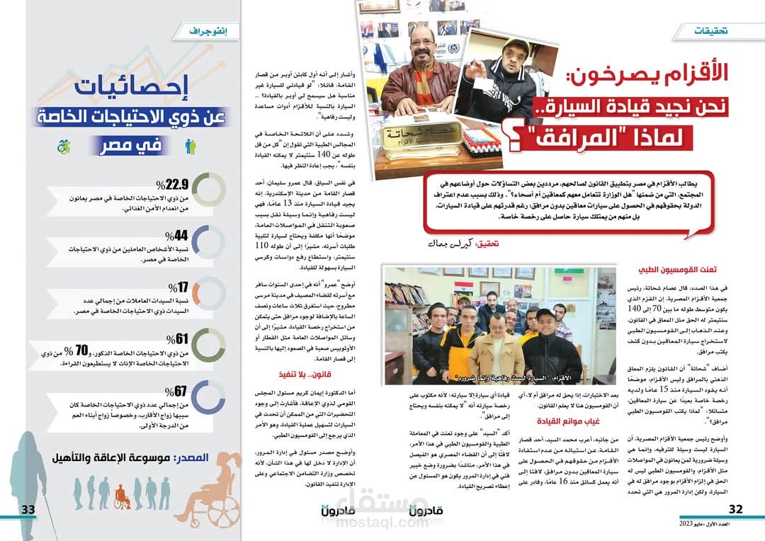الاقزام يصرخون نحن نجيد قيادة السيارات.. لماذا المرافق