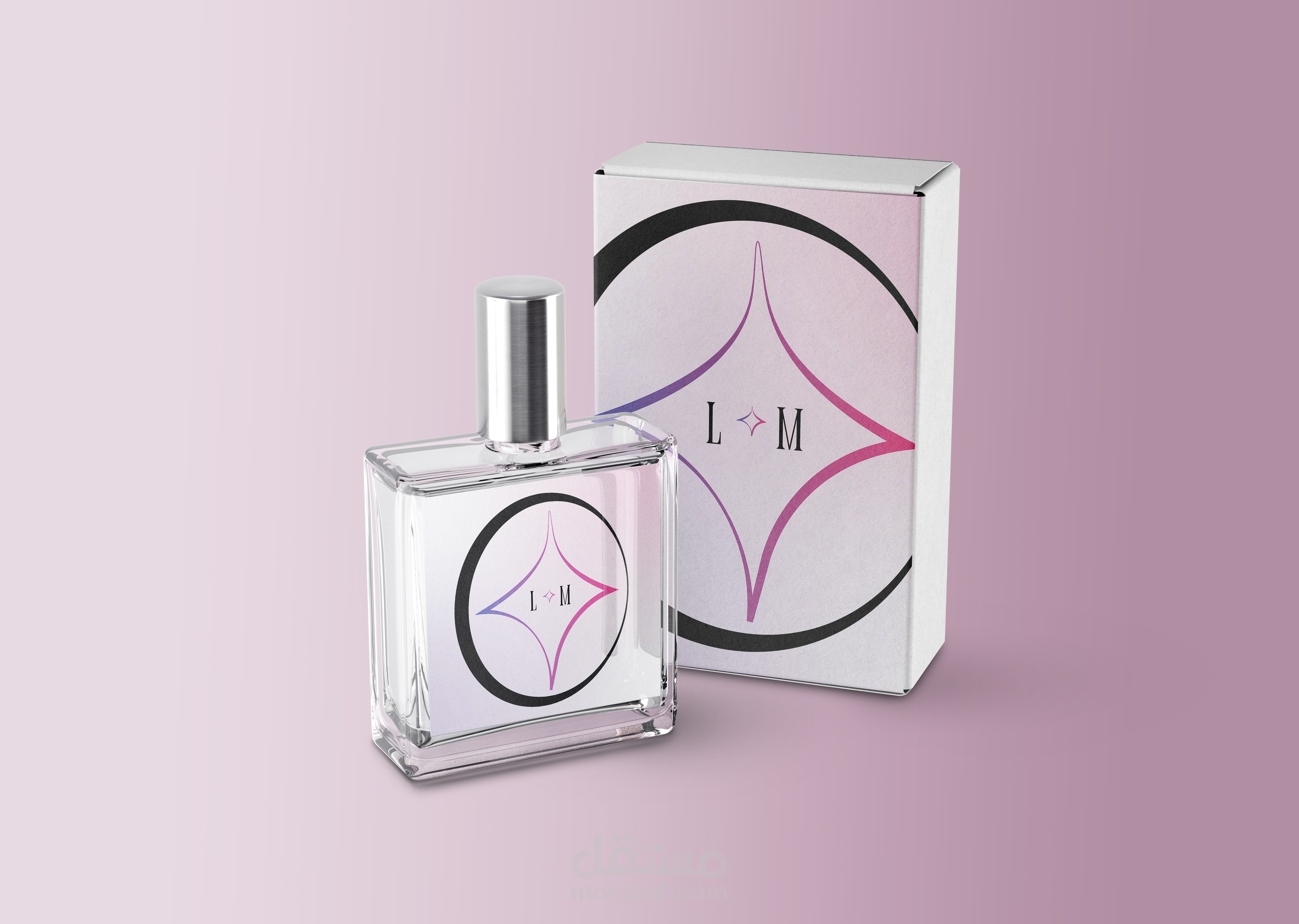 هوية تجاريه متكاملة لبراند L & M للعطور