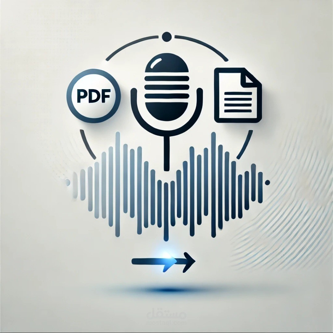 تحويل الصوت إلى نصوص احترافية بصيغ متعددة (TXT، PDF، Word)