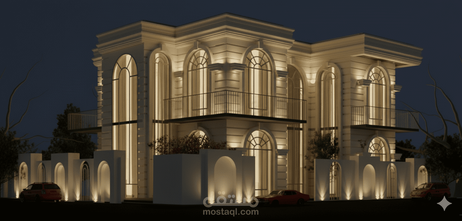 فيلا على الطراز الكلاسيكي