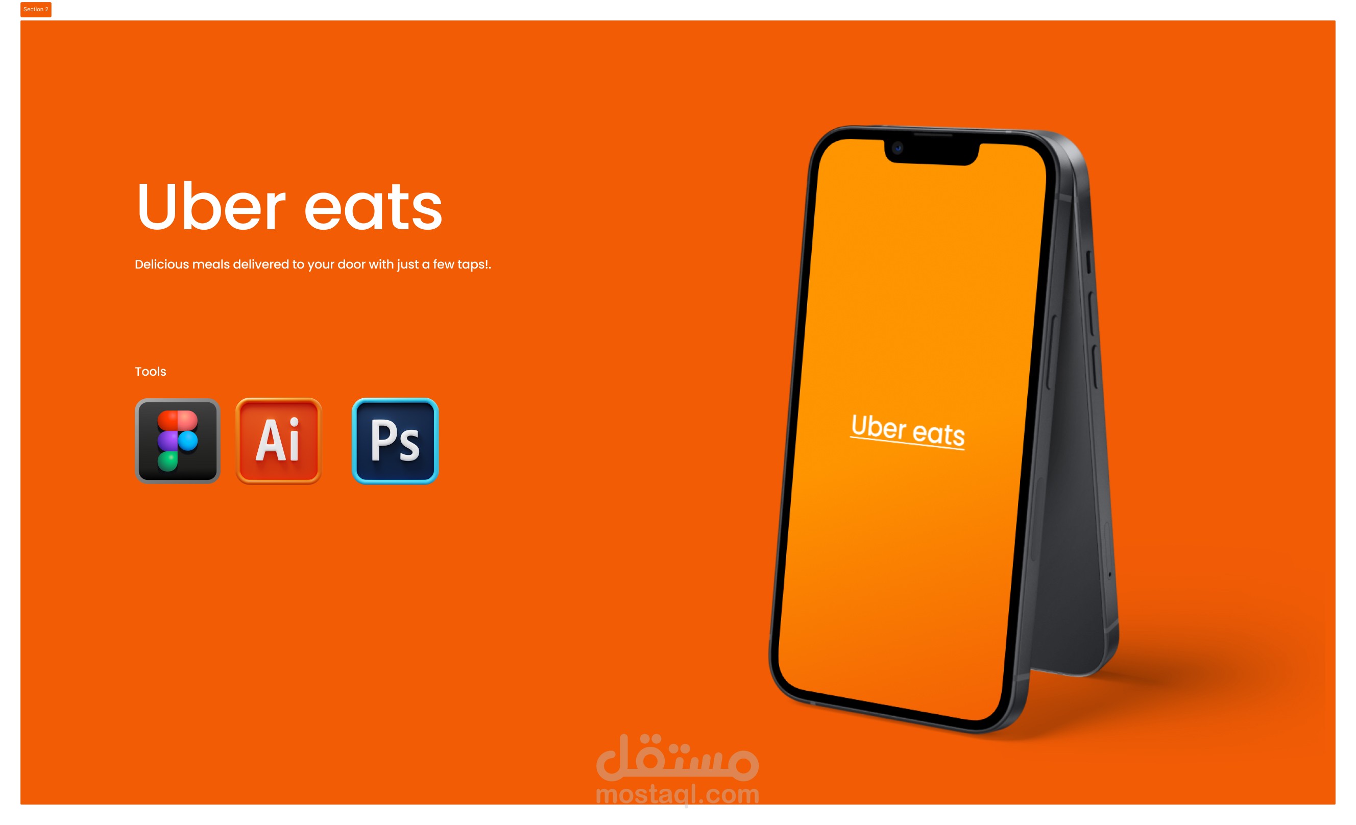 "تطبيق  Uber eats هو لتوصيل طعام و يتيح للمستخدمين طلب الطعام بسهولة وفي نفس الوقت يتيح لهم الانضمام كموصلين للطعام، مما يوفر فرصة للعمل للأشخاص الذين يرغبون في كسب دخل إضافي عبر توصيل الطلبات.