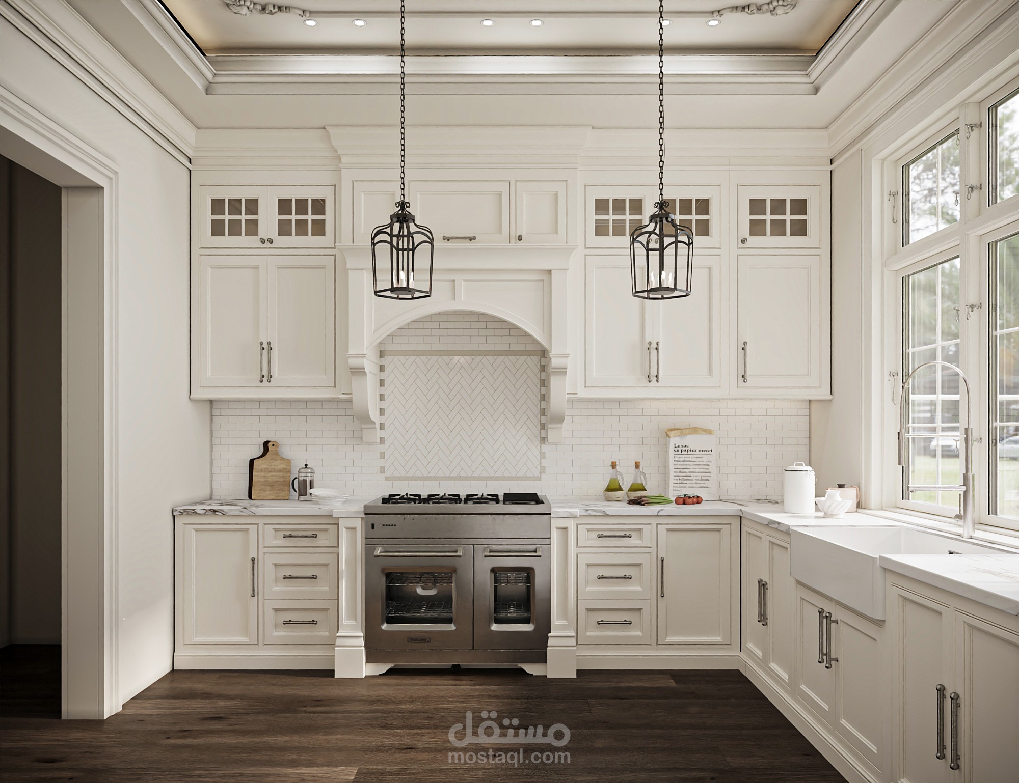 تصميم مطبخ بطابع Country Classic