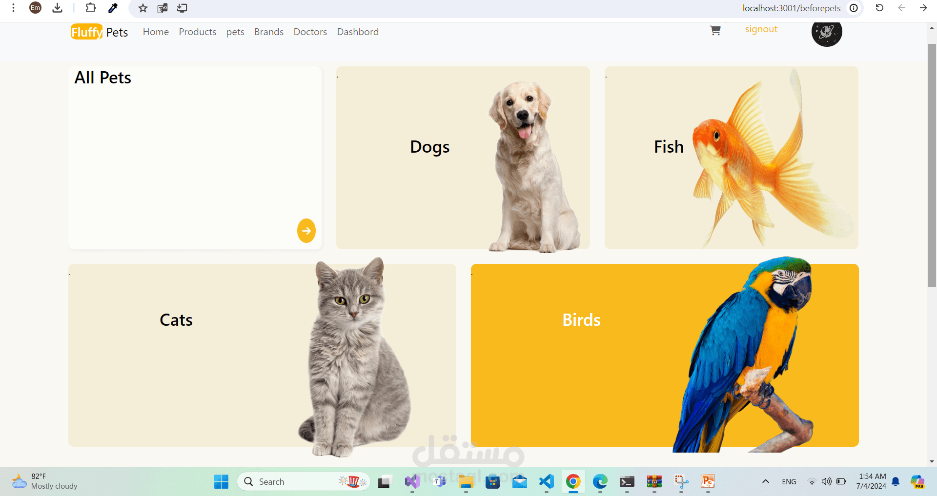 fluffy pets platform