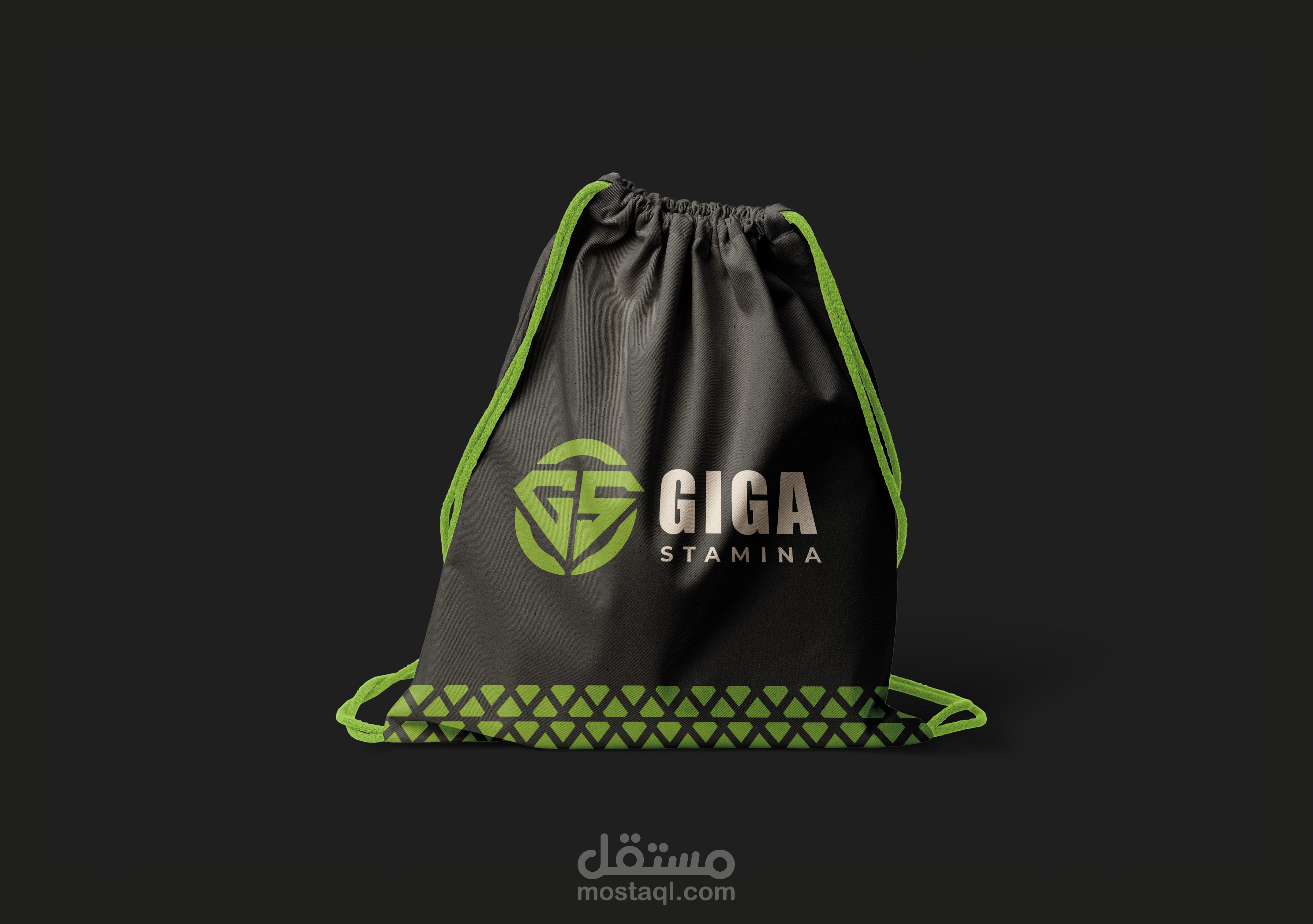 هوية بصرية لصالة رياضة.