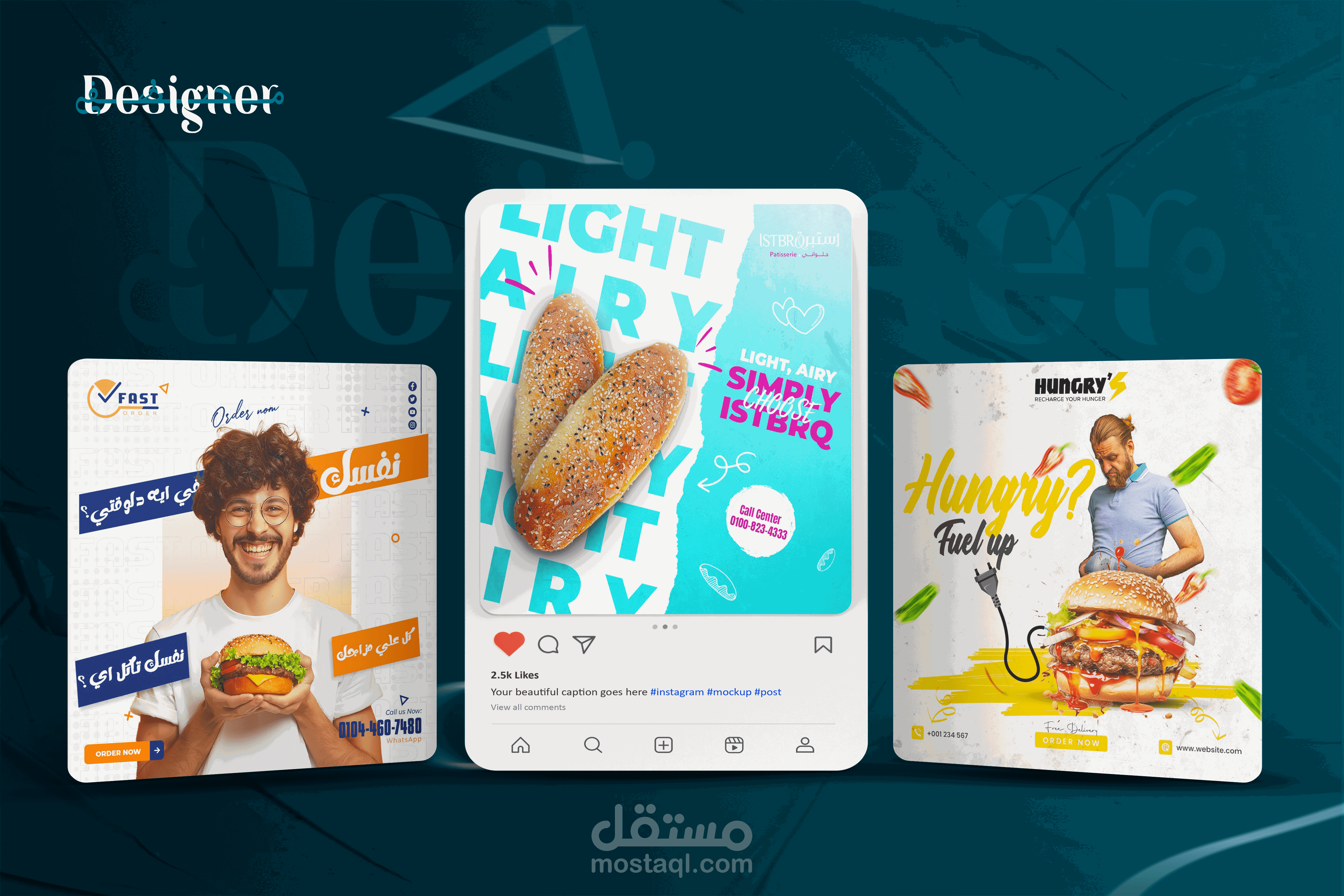 تصميم منشورات او اعلانات سوشيال ميديا  Social Media Design