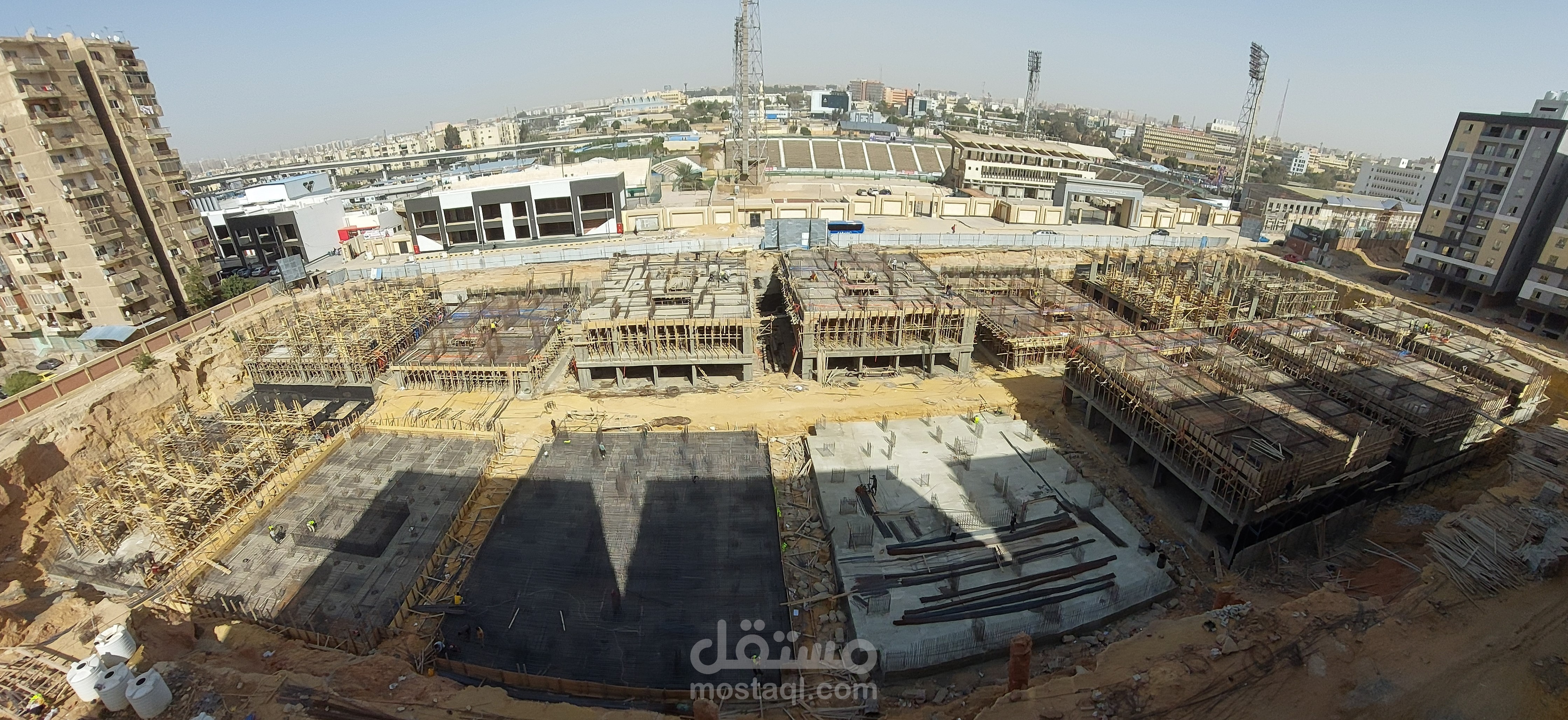 مشروع إنشاء أبراج سكنية