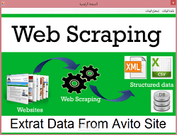 إستخراج البيانات من صفحات الويب بطرق إحترافية - Avito Site