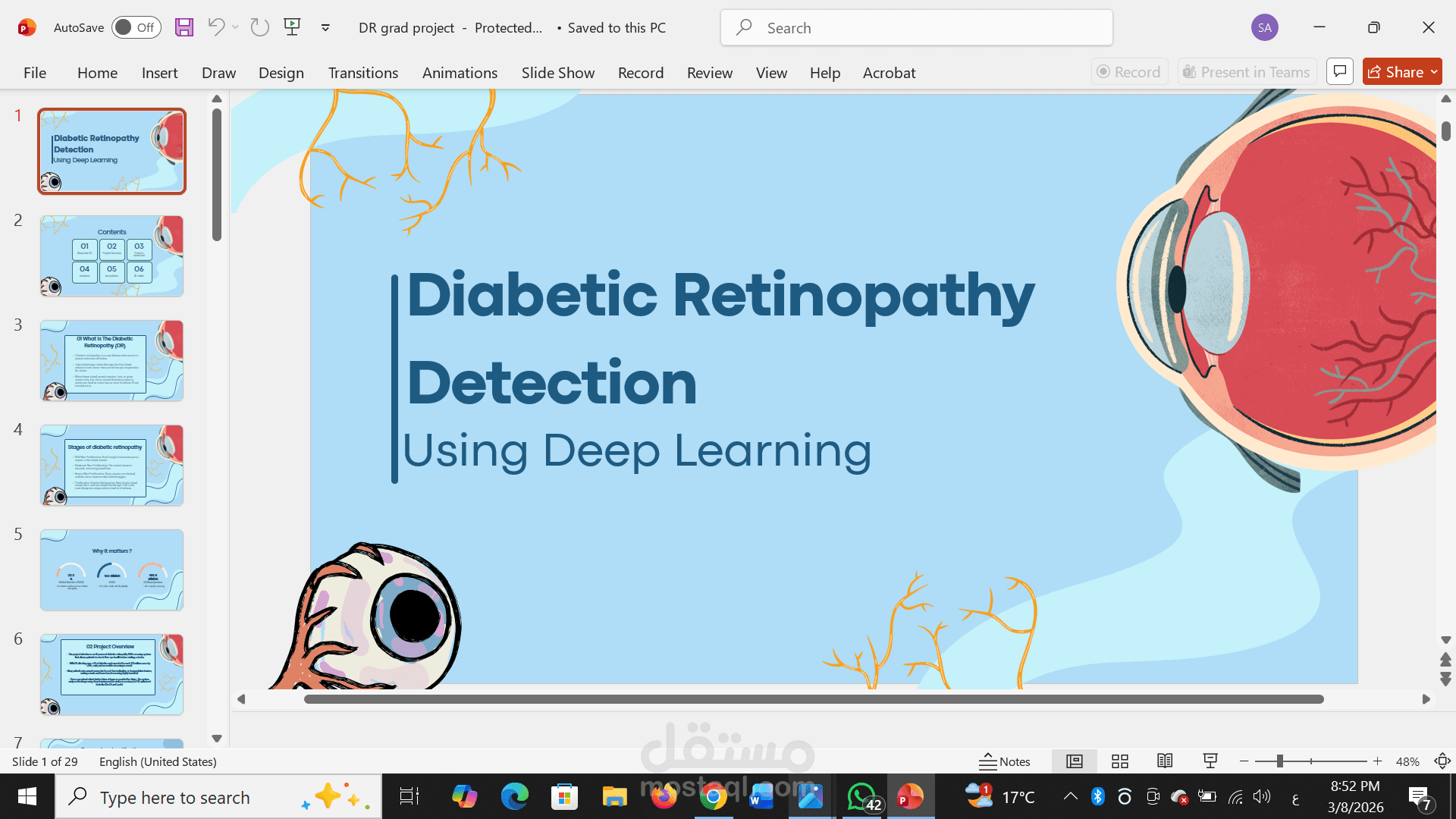 تصميم عرض تقديمي باستخدام باوربوينت