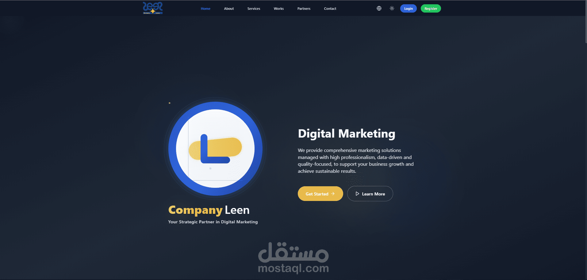 Leen — نظام متكامل لإدارة شركة خدمات