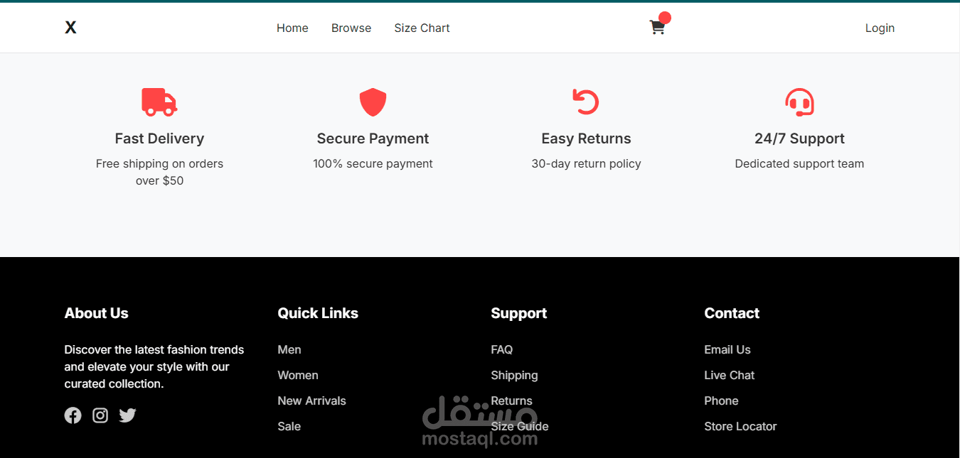 e-commerce website(JS/HTML/CSS/PHP)
