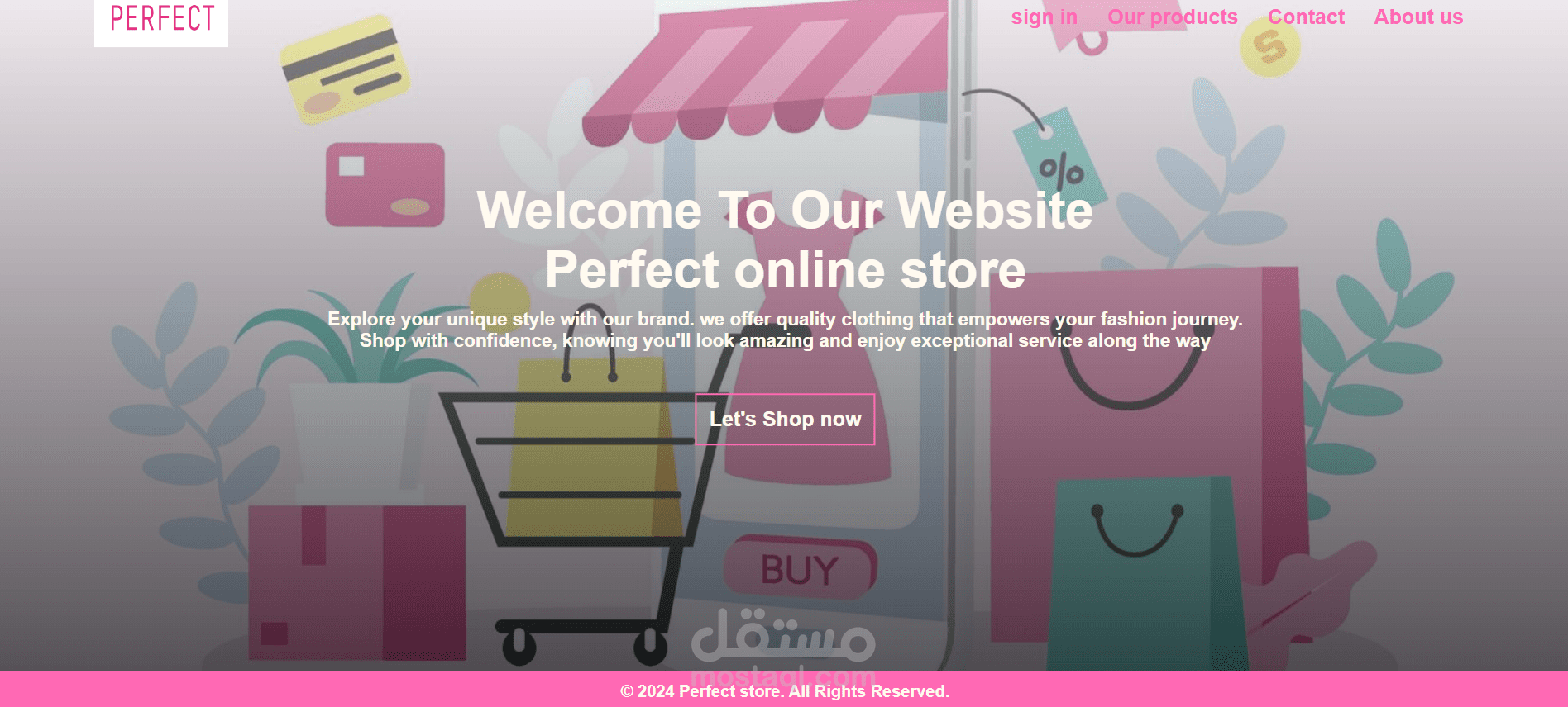 online shopping website