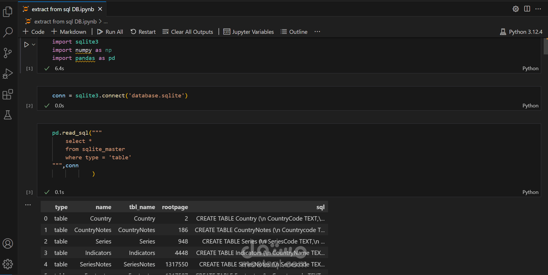 extract data from SQL DB