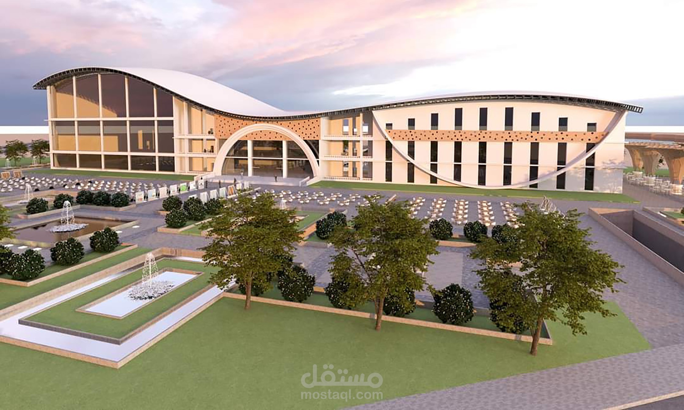 تصميم مركز أبحاث وأبتكار