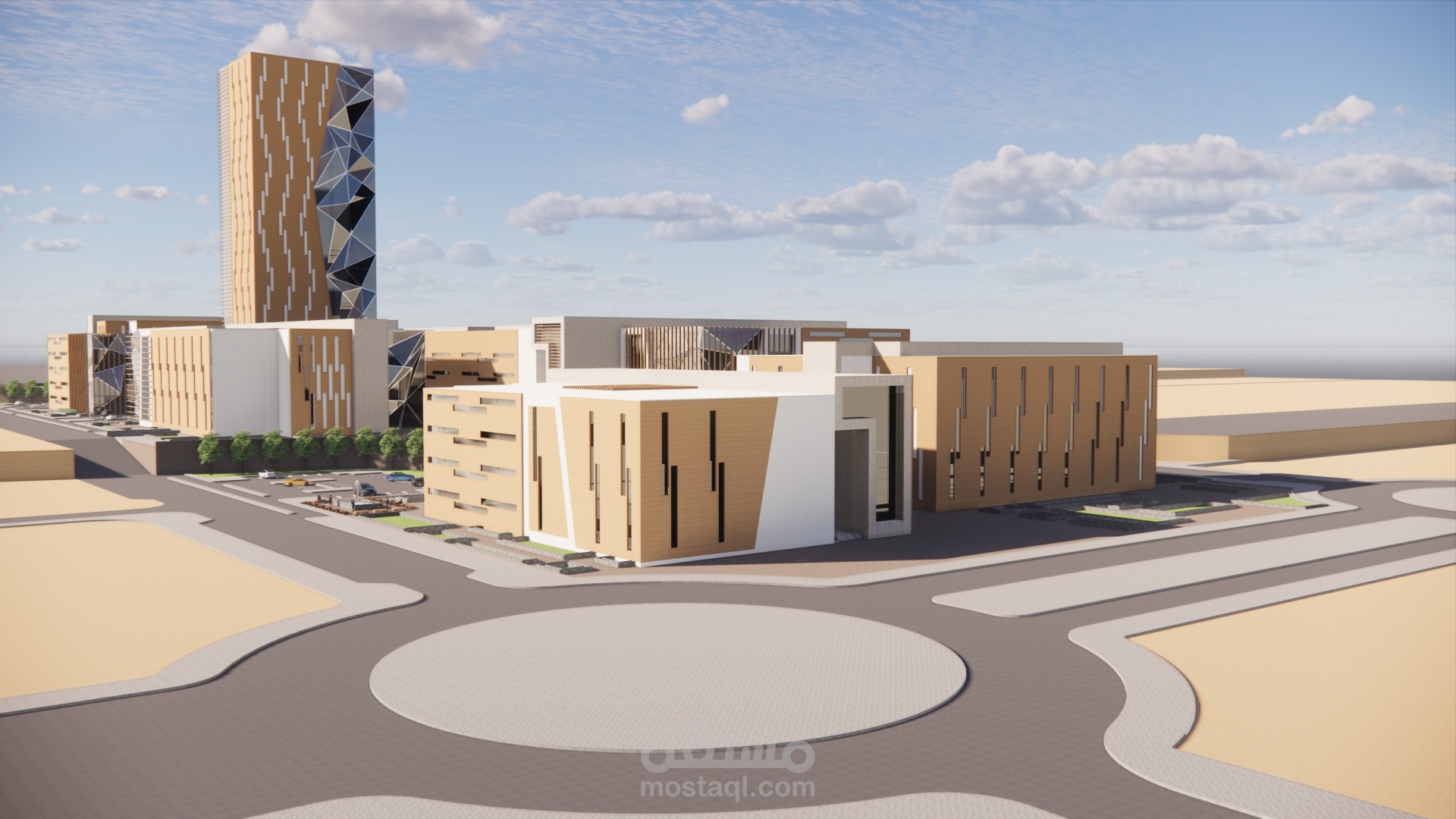 تصميم مجمع تجاري للمشاريع الناشئة