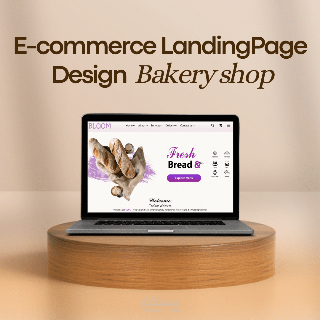 (BLOOM - Bakery Shop (Landing Page