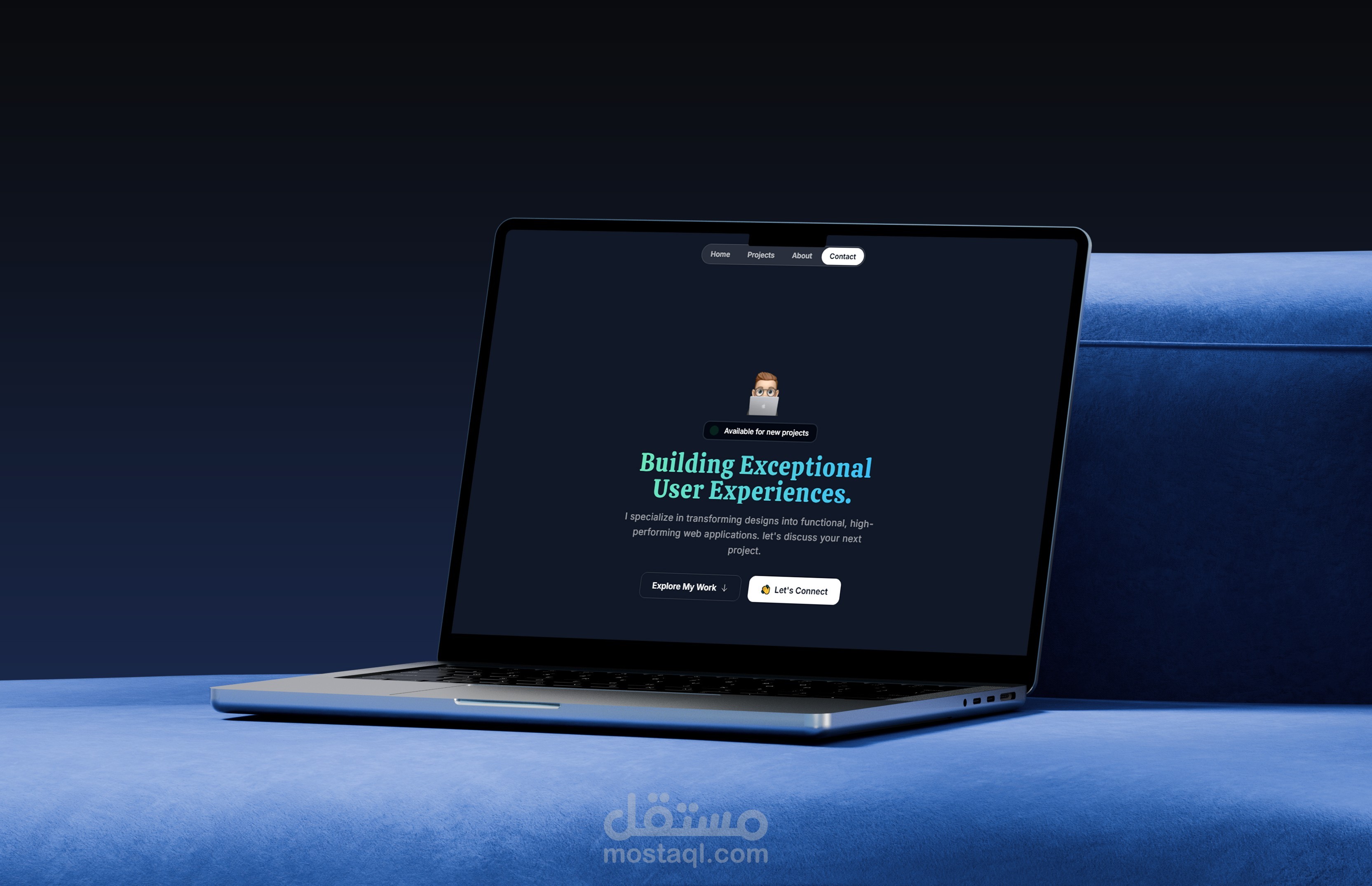 Smooth Landing | صفحة هبوط احترافية (Landing Page) مع حركات سلسة باستخدام Next.js