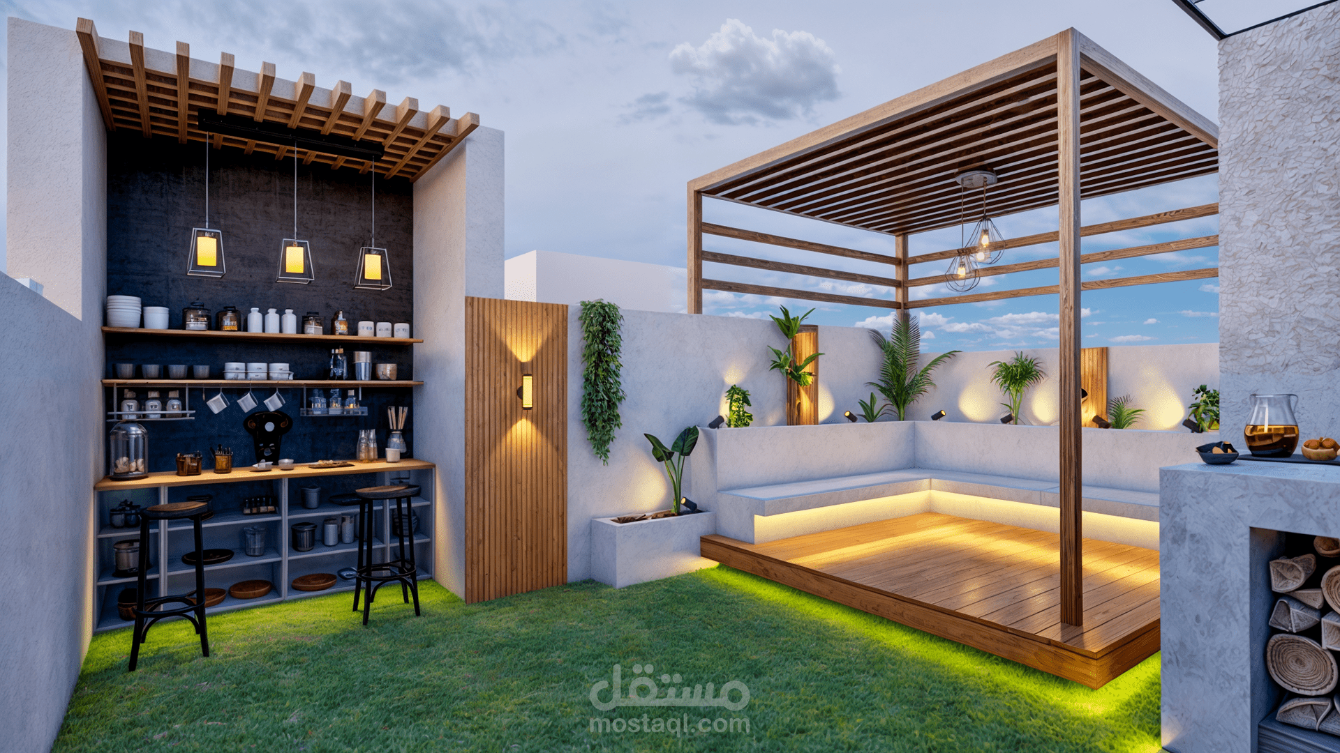 تصميم روف فيلا في التجمع