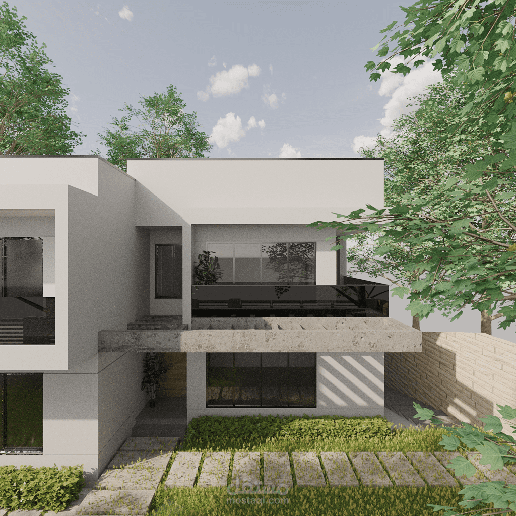 تصميم خارجي باستخدام برنامج 3Ds Max و Corona