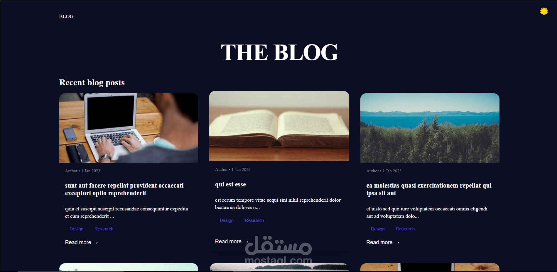 Blog Website