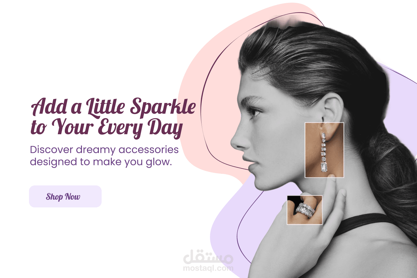 UI/UX Design – E-commerce Jewelry Landing Page