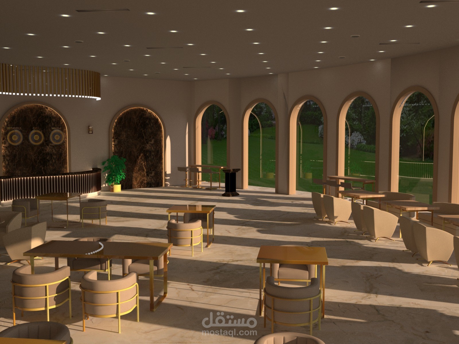 Modern Restaurant and Cafe