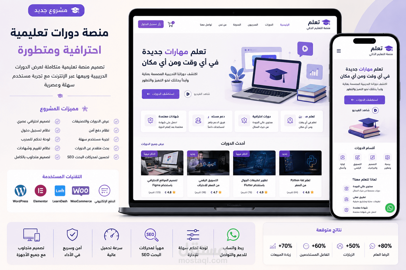 تصميم موقع مكتب محاماة واستشارات قانونية مع حجز استشارة