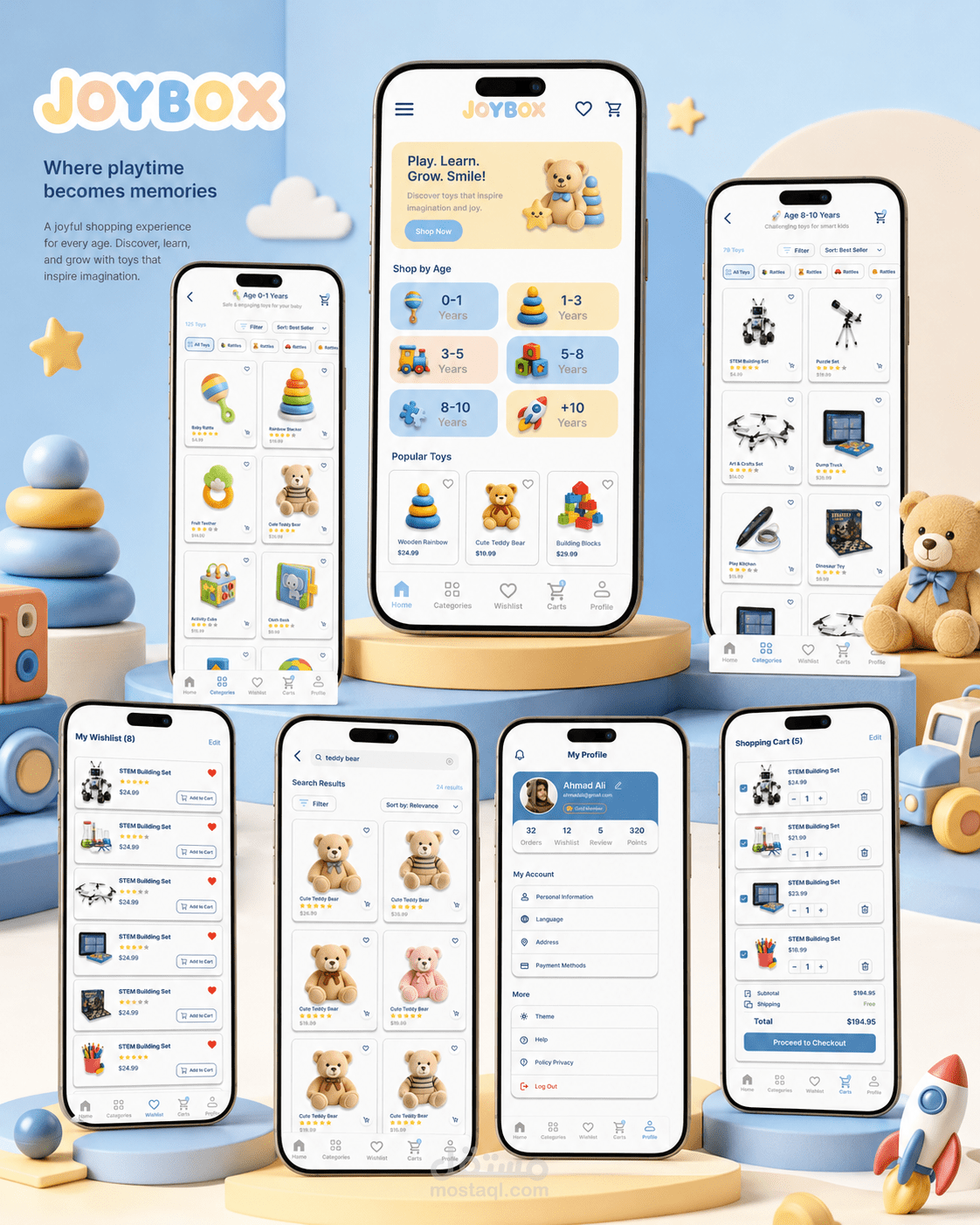 UIUX Design for JoyBox ecommerce