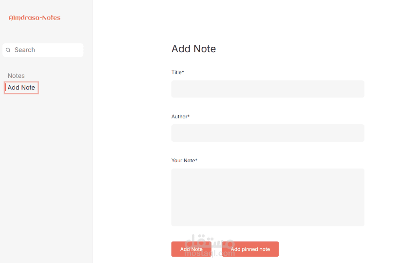 Note app