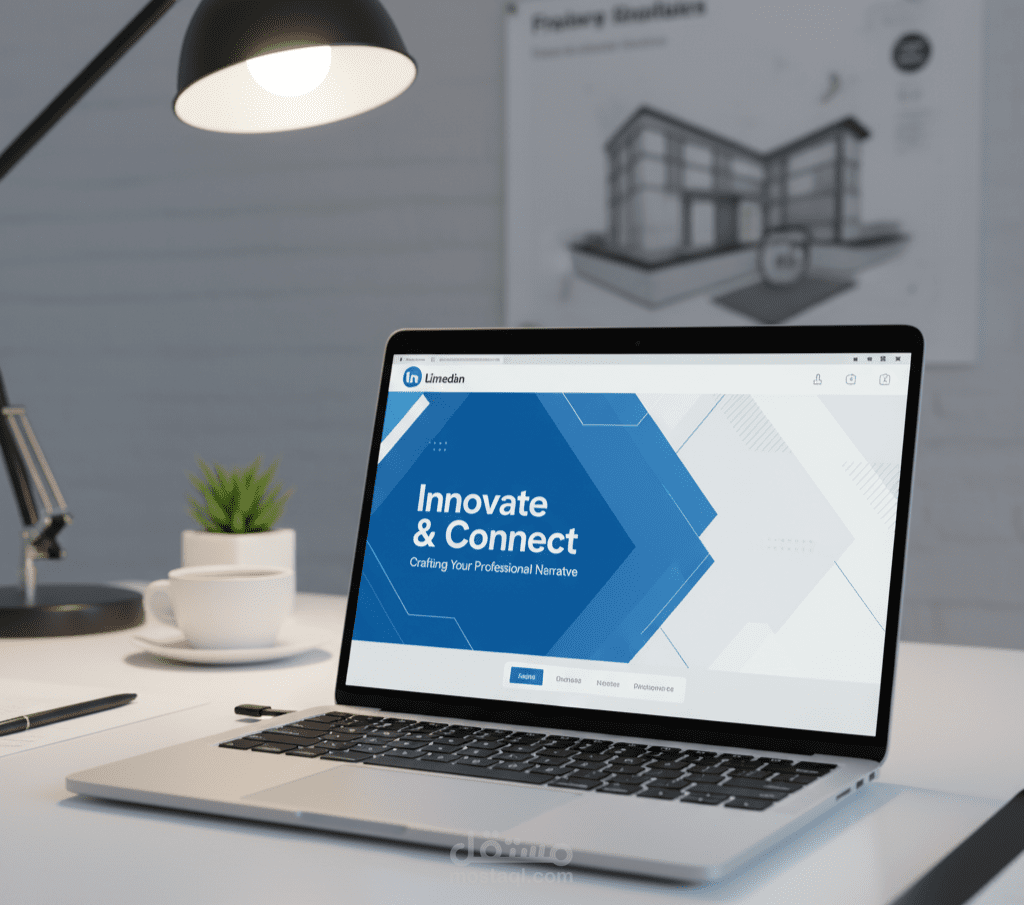 تصميم غلاف LinkedIn احترافي