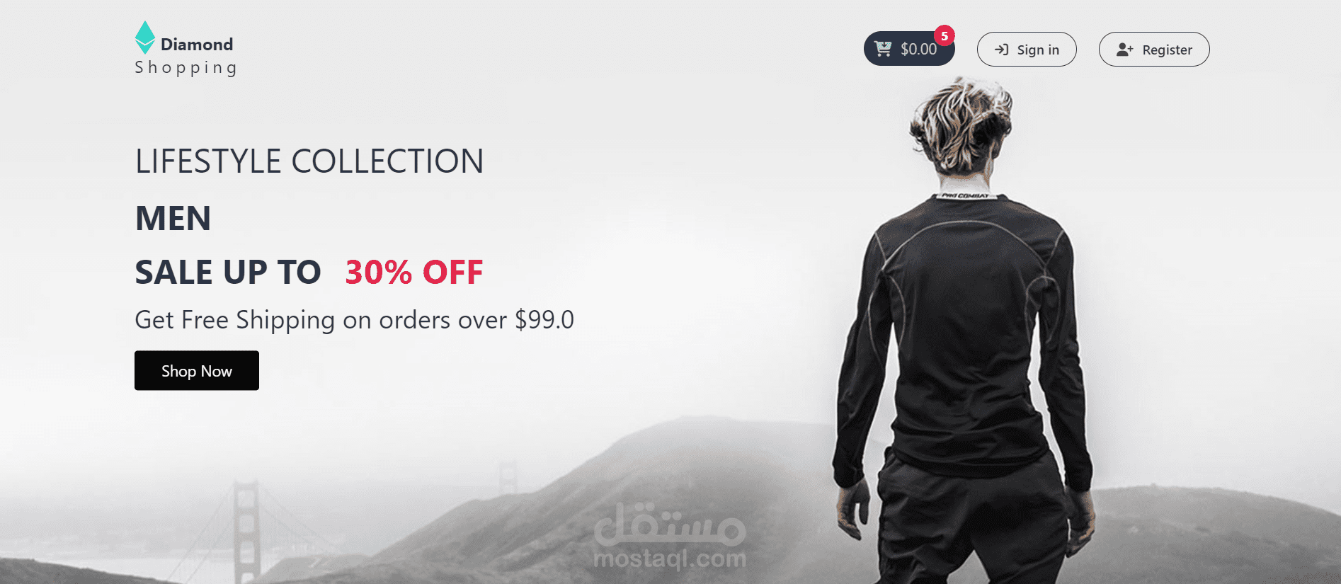e commerce site