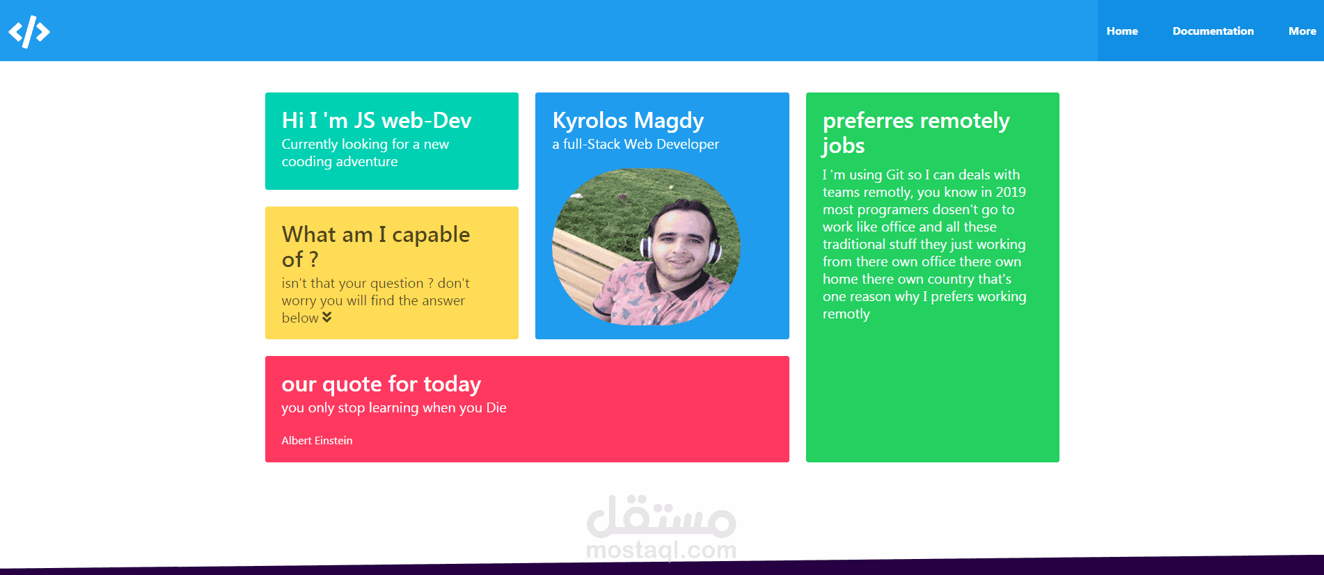 My portfolio
