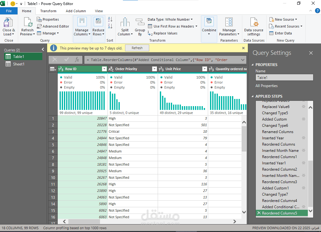 Data Cleaning - Power Query