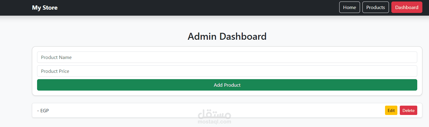Admin Dashboard