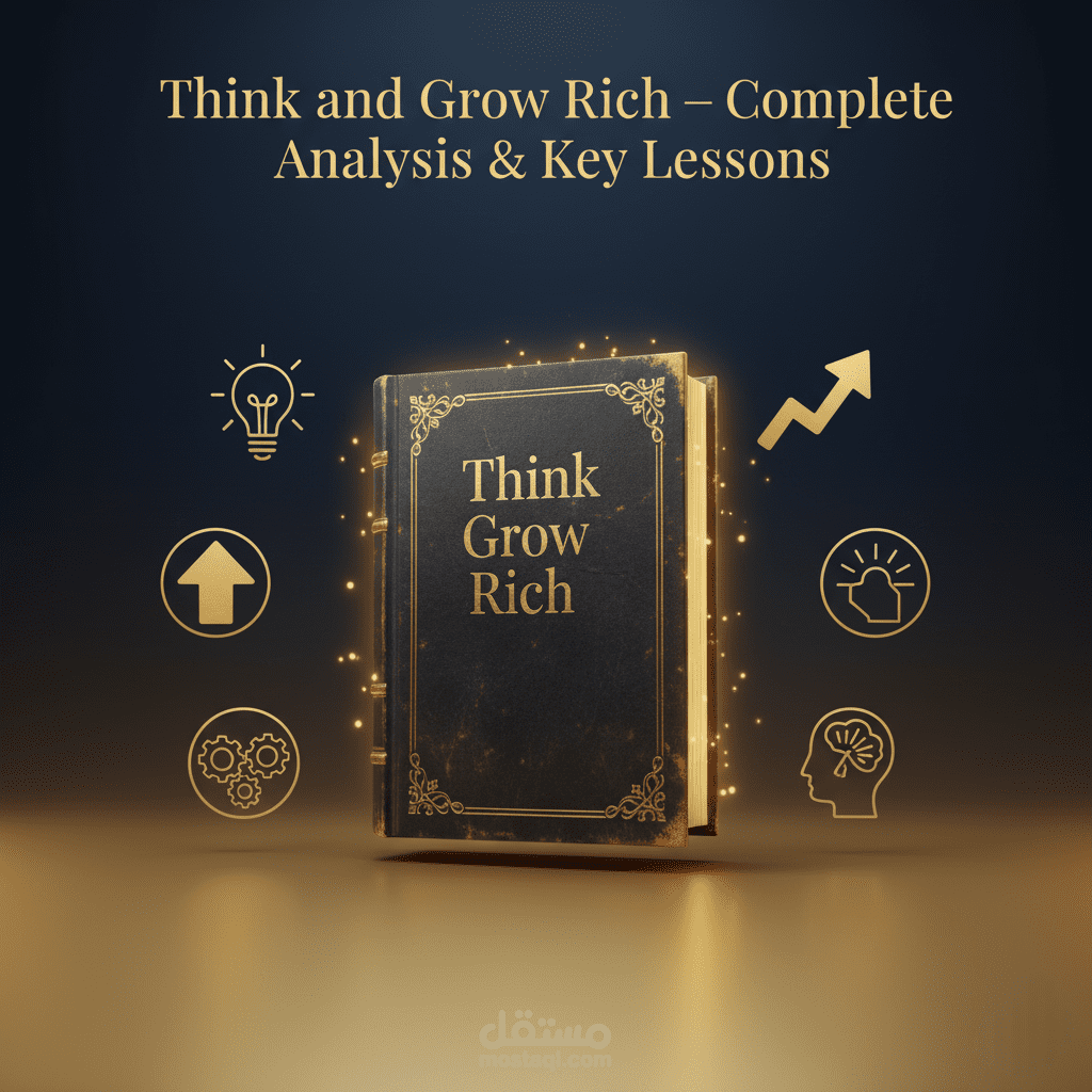 ملخص احترافي لكتاب فكر وازدد ثراء – دليلك العملي لبناء عقلية الثراء