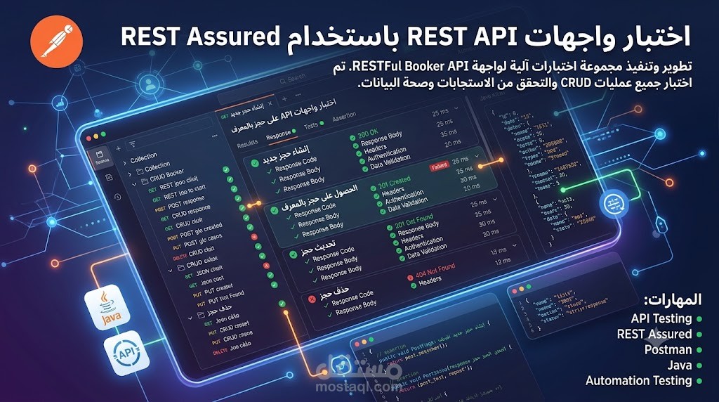 اختبار واجهات REST API باستخدام REST Assured