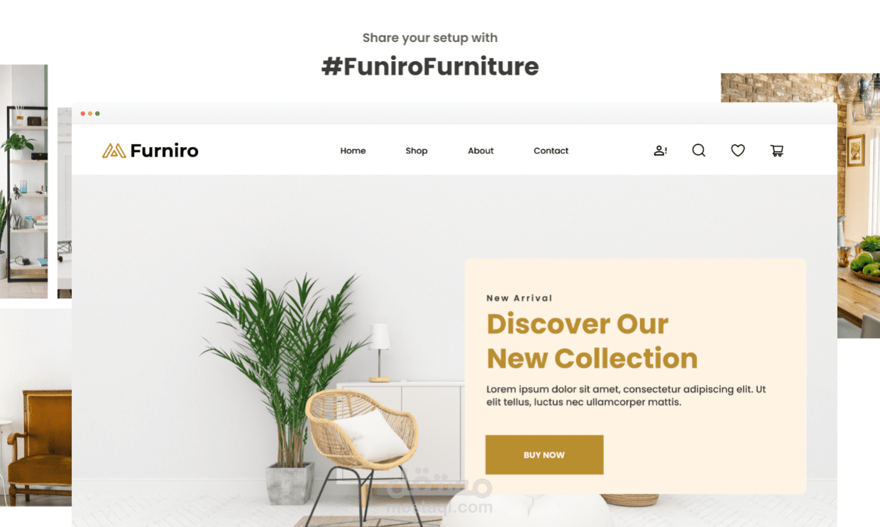 تصميم واجهة مستخدم وتجربة مستخدم لموقع إلكتروني (UI/UX Web Design)