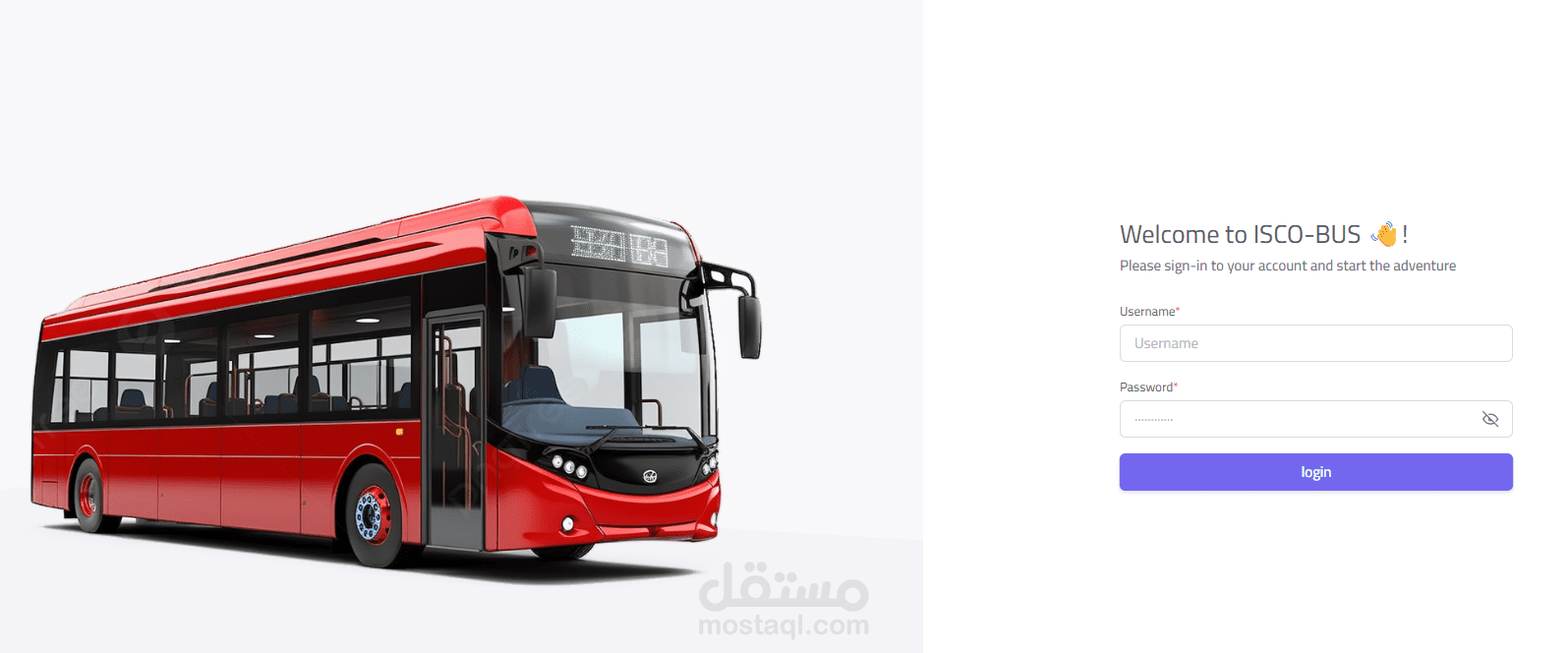 ISCO BUS – خدمة حافلات الرحلات الجامعية تطبيق موبايل Android and IOS ولوحة تحكم