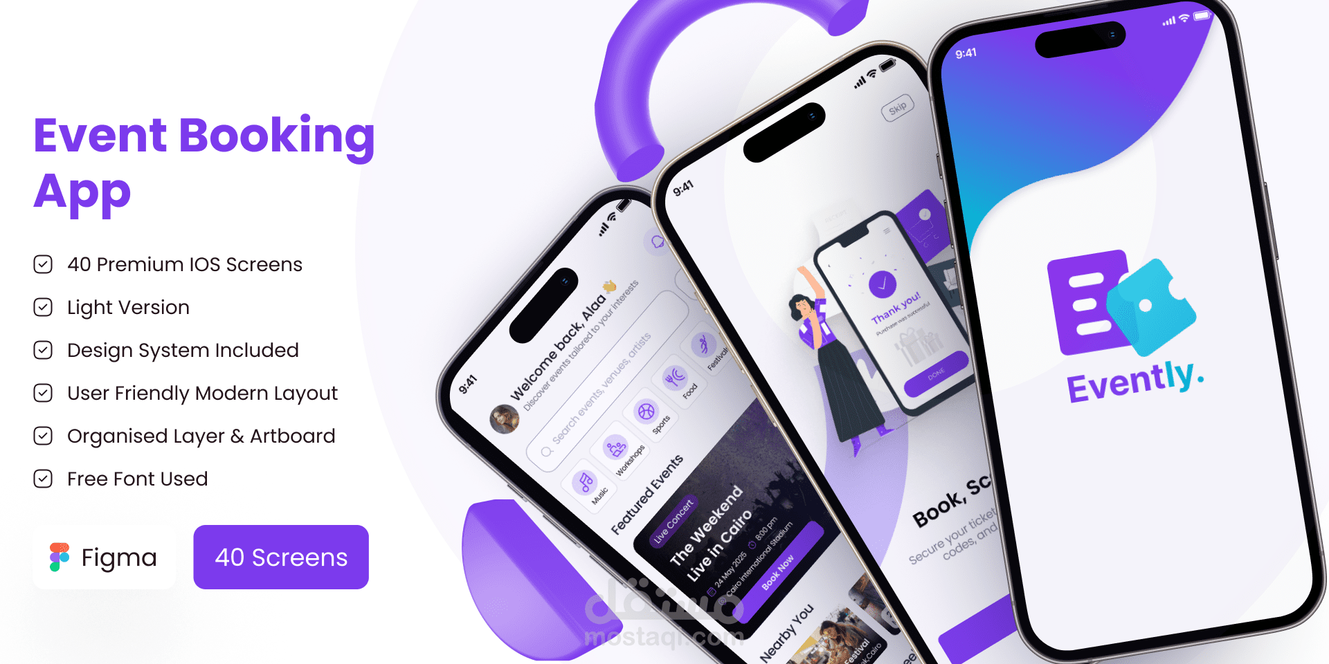 Evently – UI/UX Design