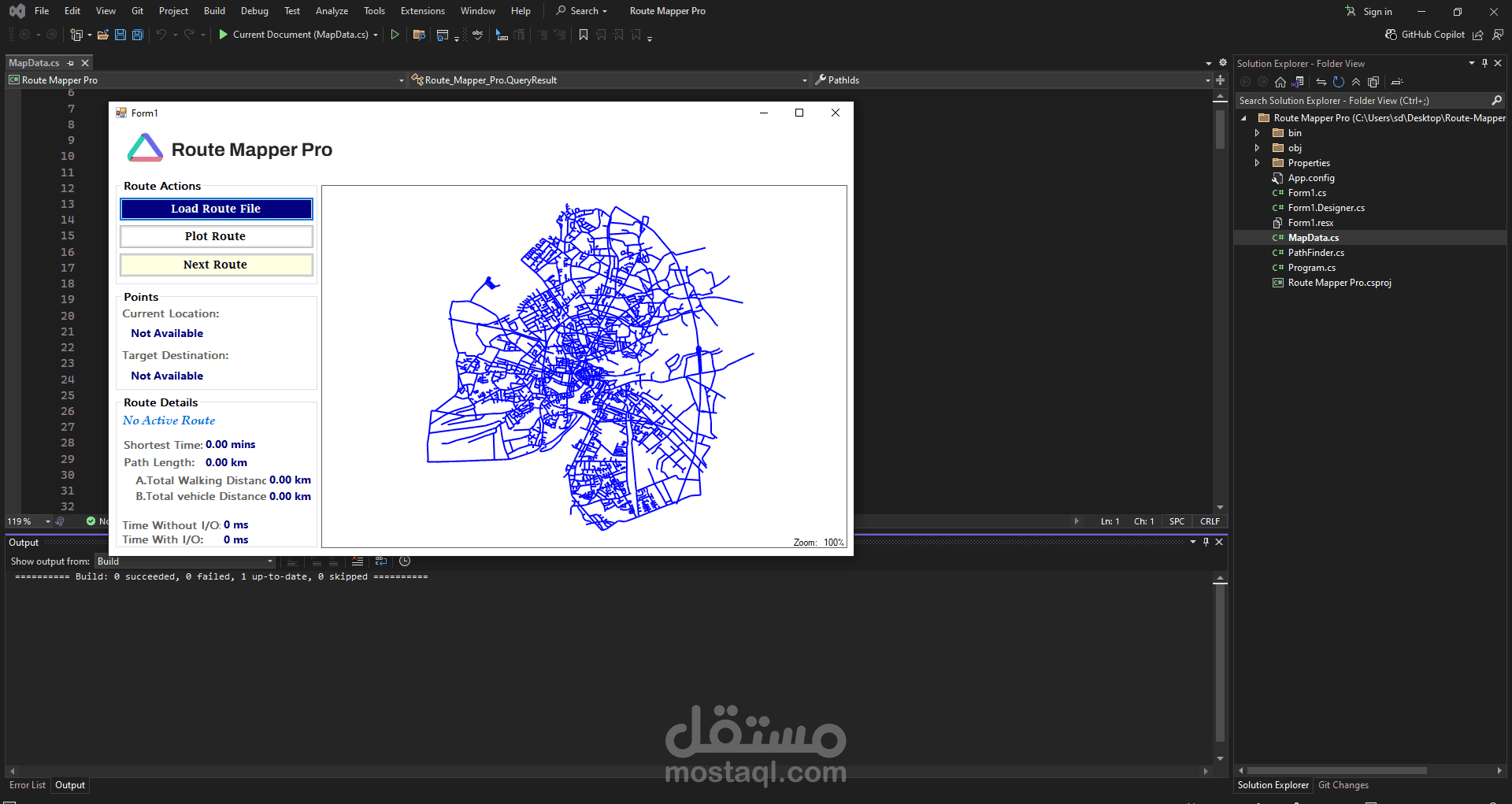 map routing project
