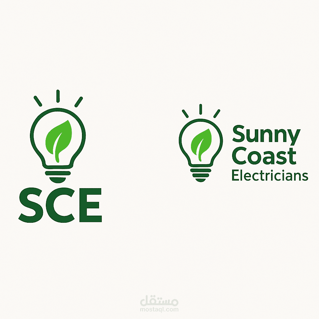 تصميم شعار لمشروع كهربائي