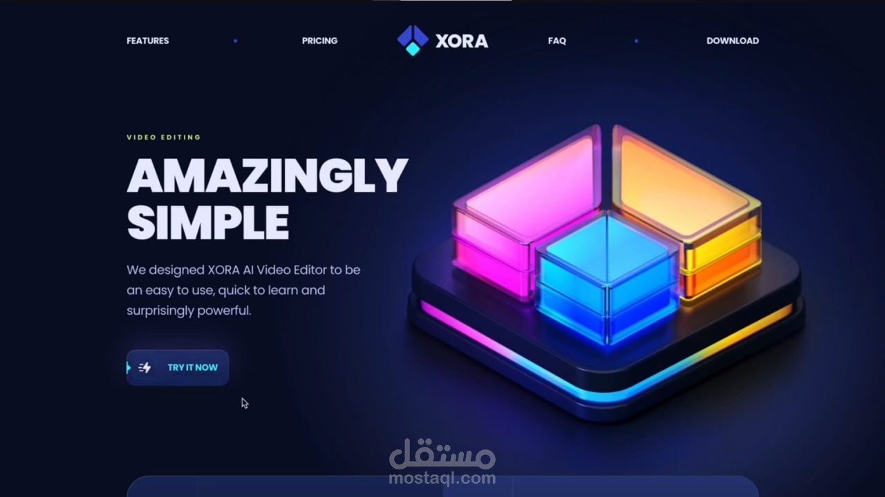 بناء كود front end من تصميم