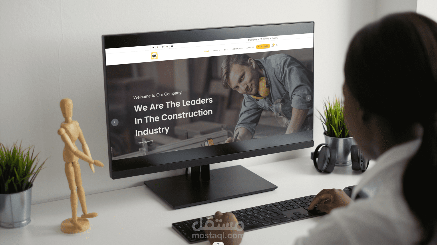موقع تعريفى لشركة هندسية