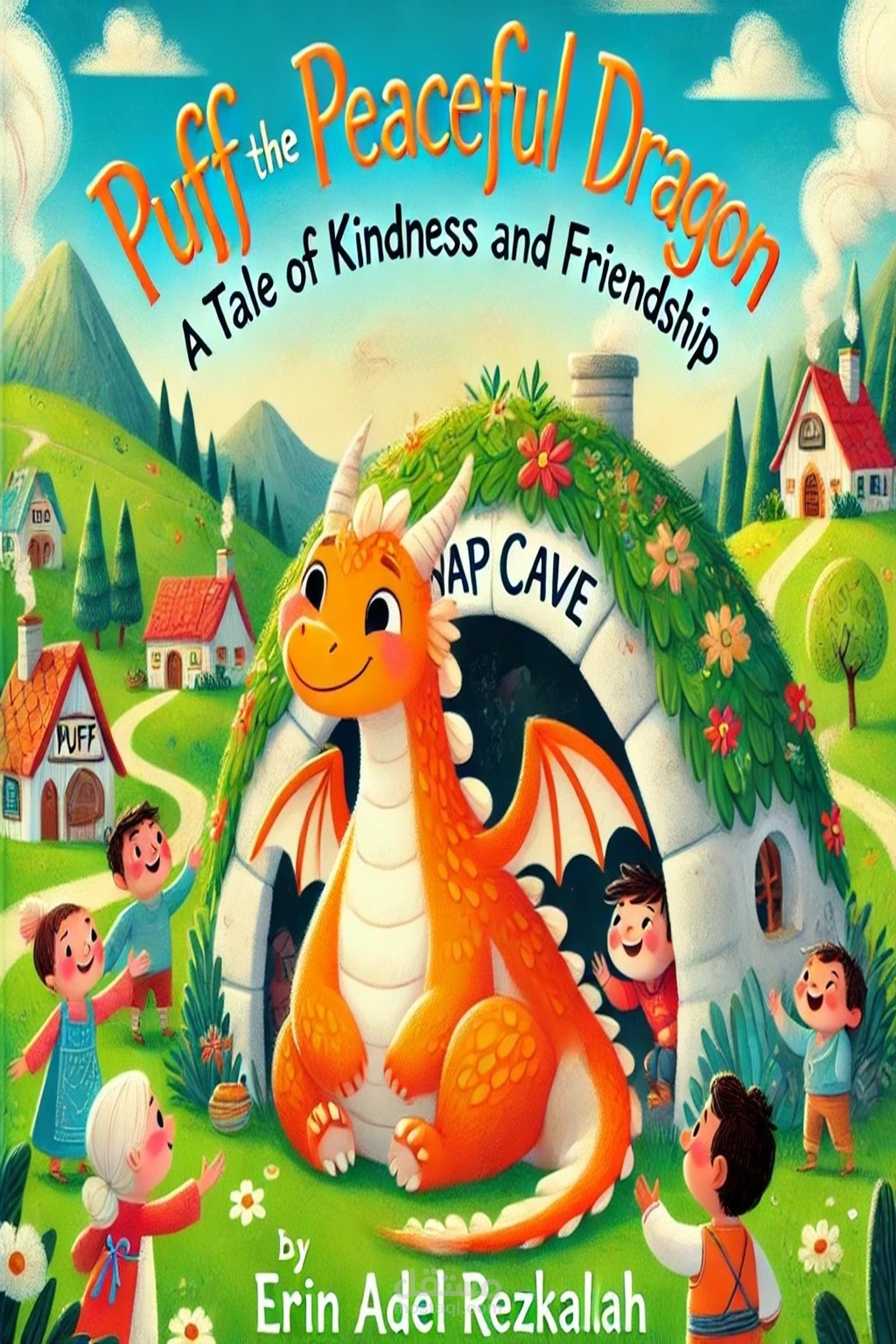 قصه مشوقه للأطفال بعنوان "Puff the Peaceful Dragon"