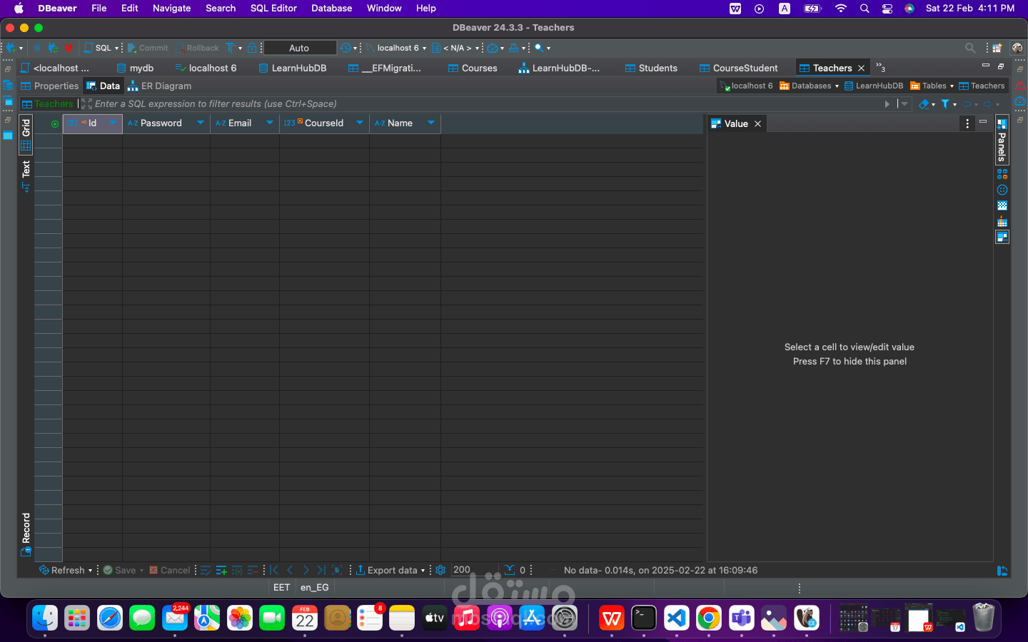 database entity framework