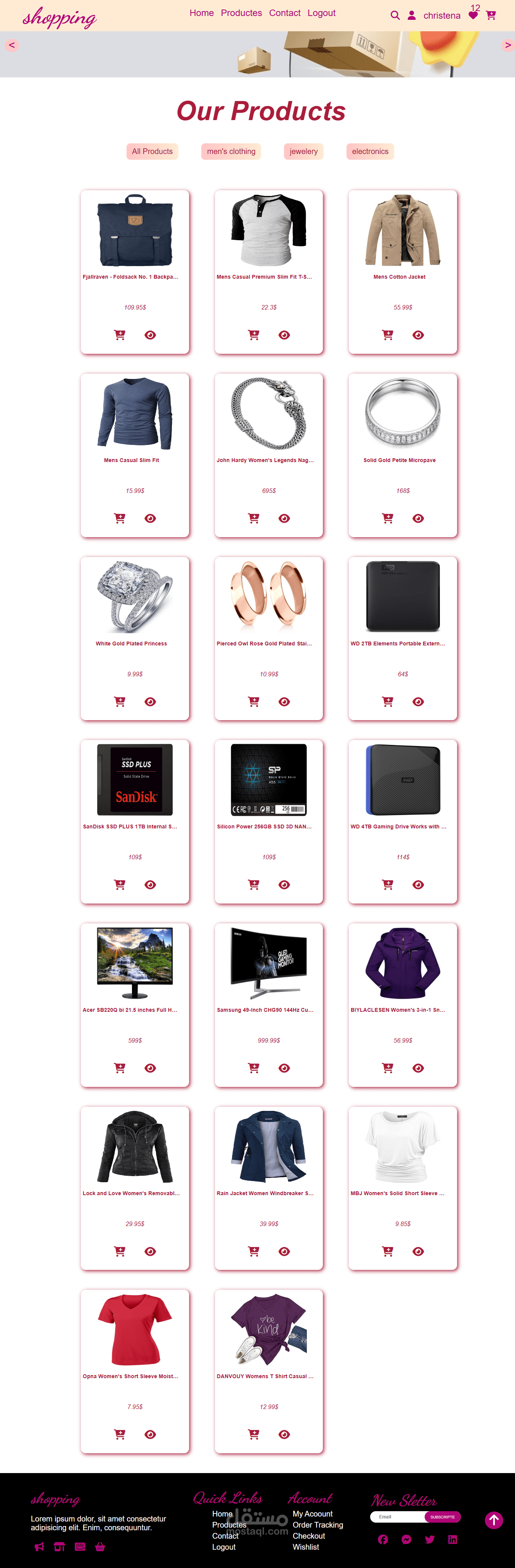 e-commerce Shopping Platform